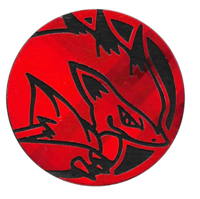 Official Pokemon Coin - Zoroark Red Coin (Small)