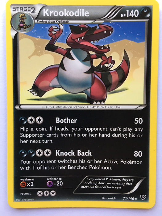 Pokemon Card Single: Krookodile 71/146 XY Rare